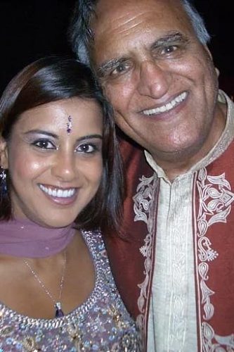 Coronation street actress Roopa Ganguly with Rahi Bains at opening ceremony of an Indian Restaurant at Chandlers Ford